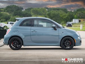 FIAT 500 Custom Wheels - 9esse - Fondmetal - Matte Black - 17" 
